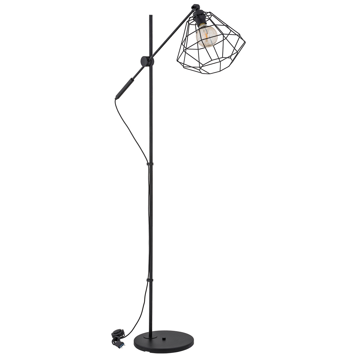 Stylowa lampa stojca BOOGIE BIS 9268 CZARNA
