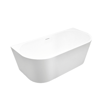 Wanna EMILIA wolnostojąca akrylowa 1700x800x580 mm, biały korek, przelew szczelinowy