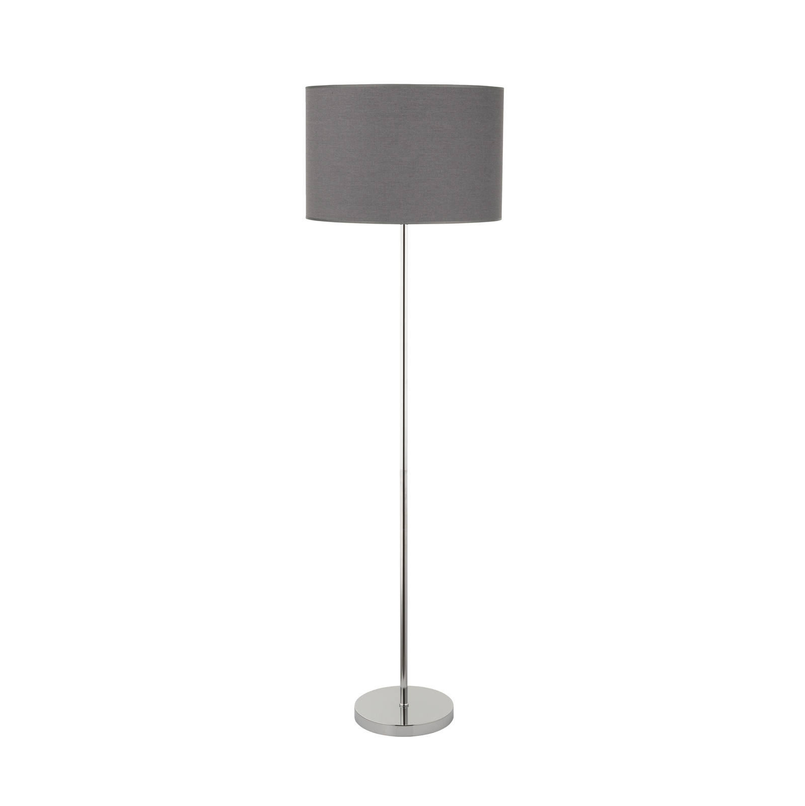 Lampa podogowa szara, metal + tkanina do salonu, sypialni Nowodvorski 9300 HOTEL GRAY I