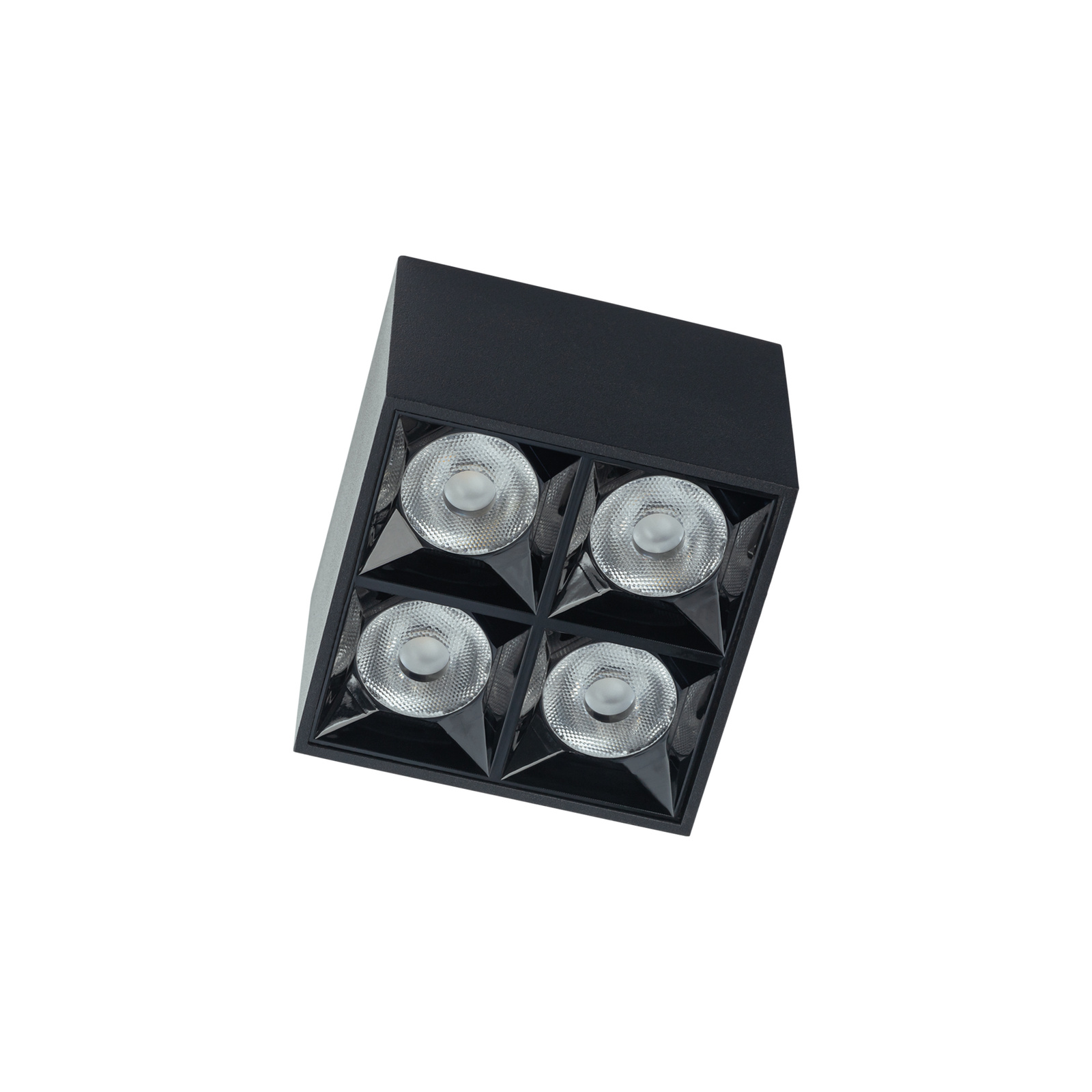 Lampa sufitowa plafon LED czarny 4x16W 4000K 10057