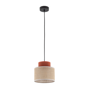 Lampa wisząca 1xE27 Juta Duo Brown 3139 TK Lighting