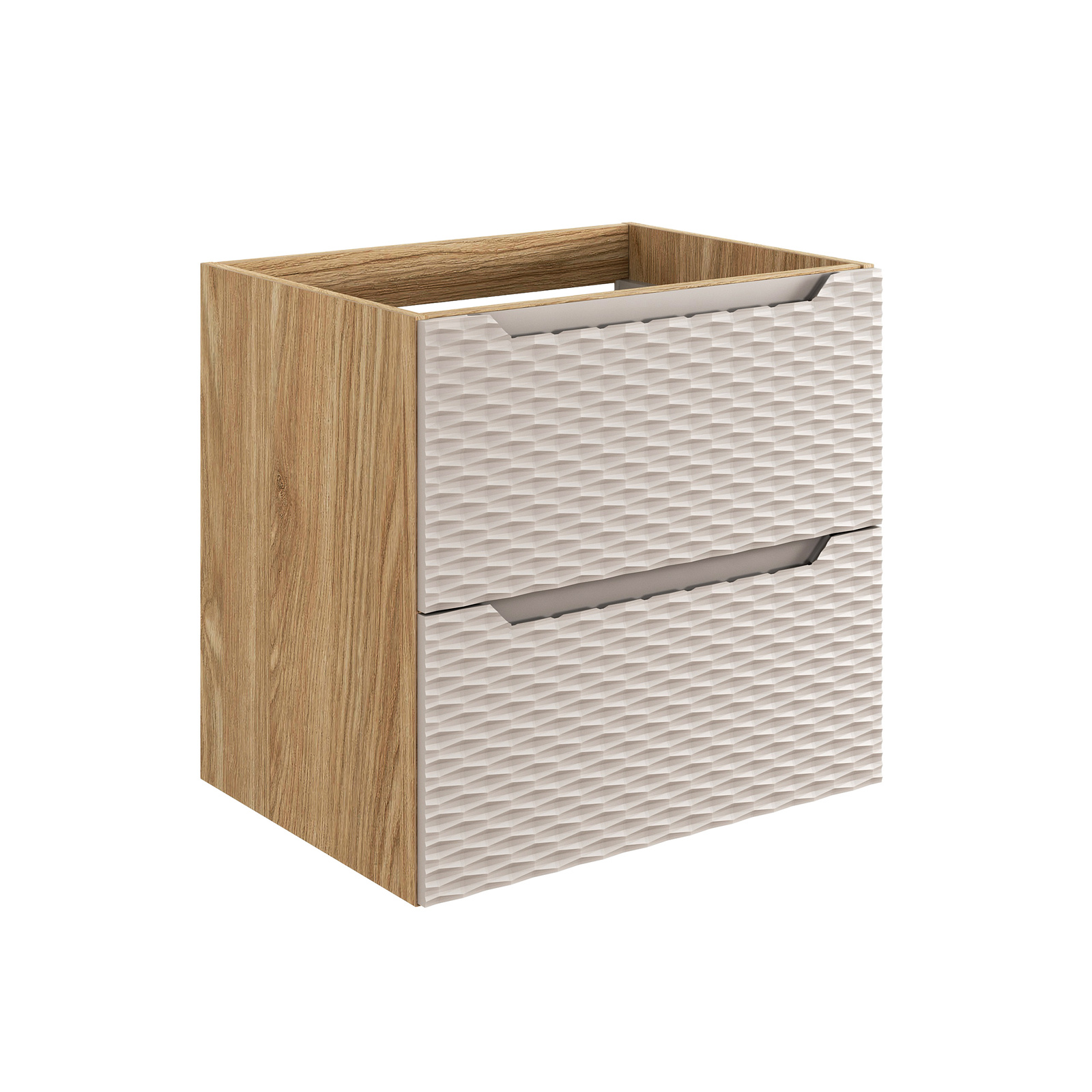 Szafka pod umywalkę 60cm 2 szuflady OCEAN BEIGE 82-60-2S