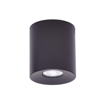 Czarny spot w kształcie tuby do korytarza K-5130 z serii HORN