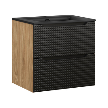 Zestaw mebli łazienkowych Luxor Black 60cm z umywalką meblową SKY – SET-LXBL 60CM S SKY BL