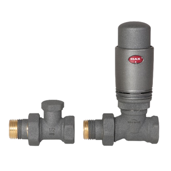 KOMPLET TERMOST.PROSTY INVENA-ZAW.TERMOST,ZAW.POWR.GŁOWICA GRAFIT STRU