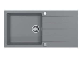 Zlewozmywak 81 BETON 1000x500 Granital 1 komorowy z syfonem POP-UP 1140595
