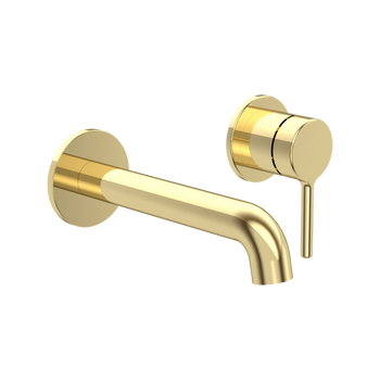 Delta PI bateria umywalkowa podtynkowa, złoty połysk