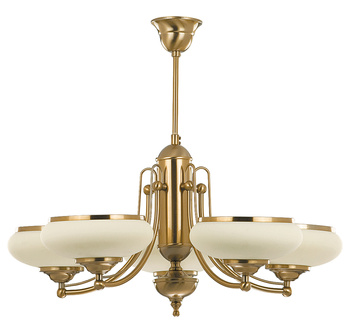 Elegancka lampa 5-punktowa PRESTIGE 10905 ZŁOTA