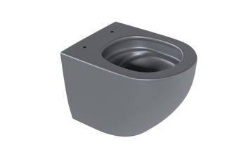 Luqa miska WC 48 cm wisząca grafit mat