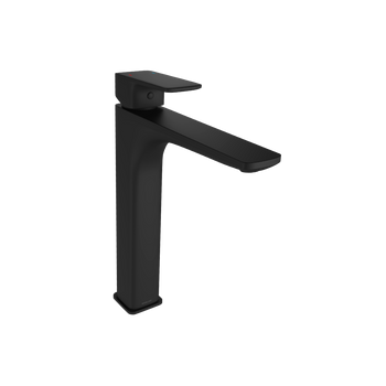 Keria bateria umywalkowa stojąca wysoka, czarny mat