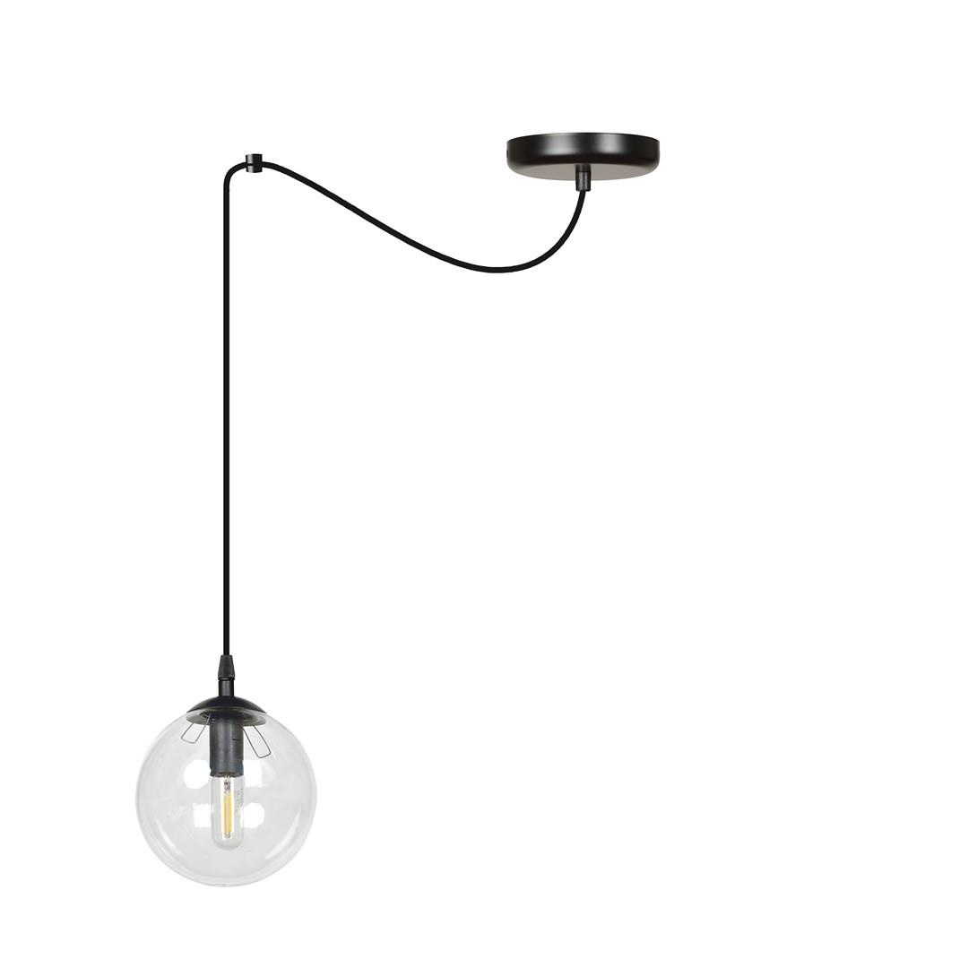 Minimalistyczna nowoczesna lampa klosz kula przezroczysty 40W 936/1 GIGI 1