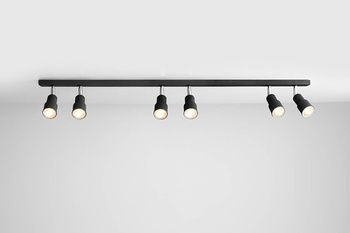 PLAFON ASPO 6 BLACK (3 x 2)