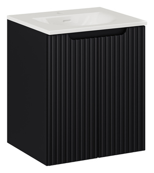 Zestaw mebli łazienkowych Nova Black 50cm z umywalką meblową SKY – SET-NOB SKY 3 50CM D