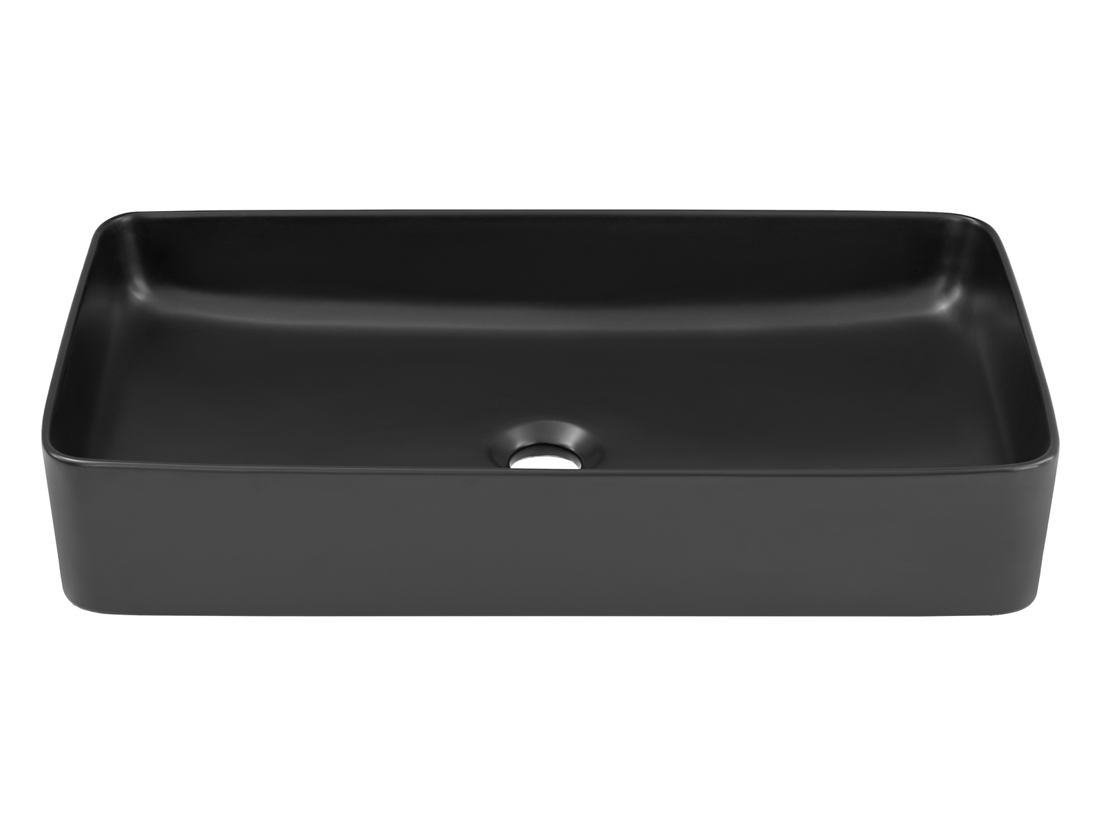 Umywalka nablatowa UM-6275 SLIM 60 BLACK DP
