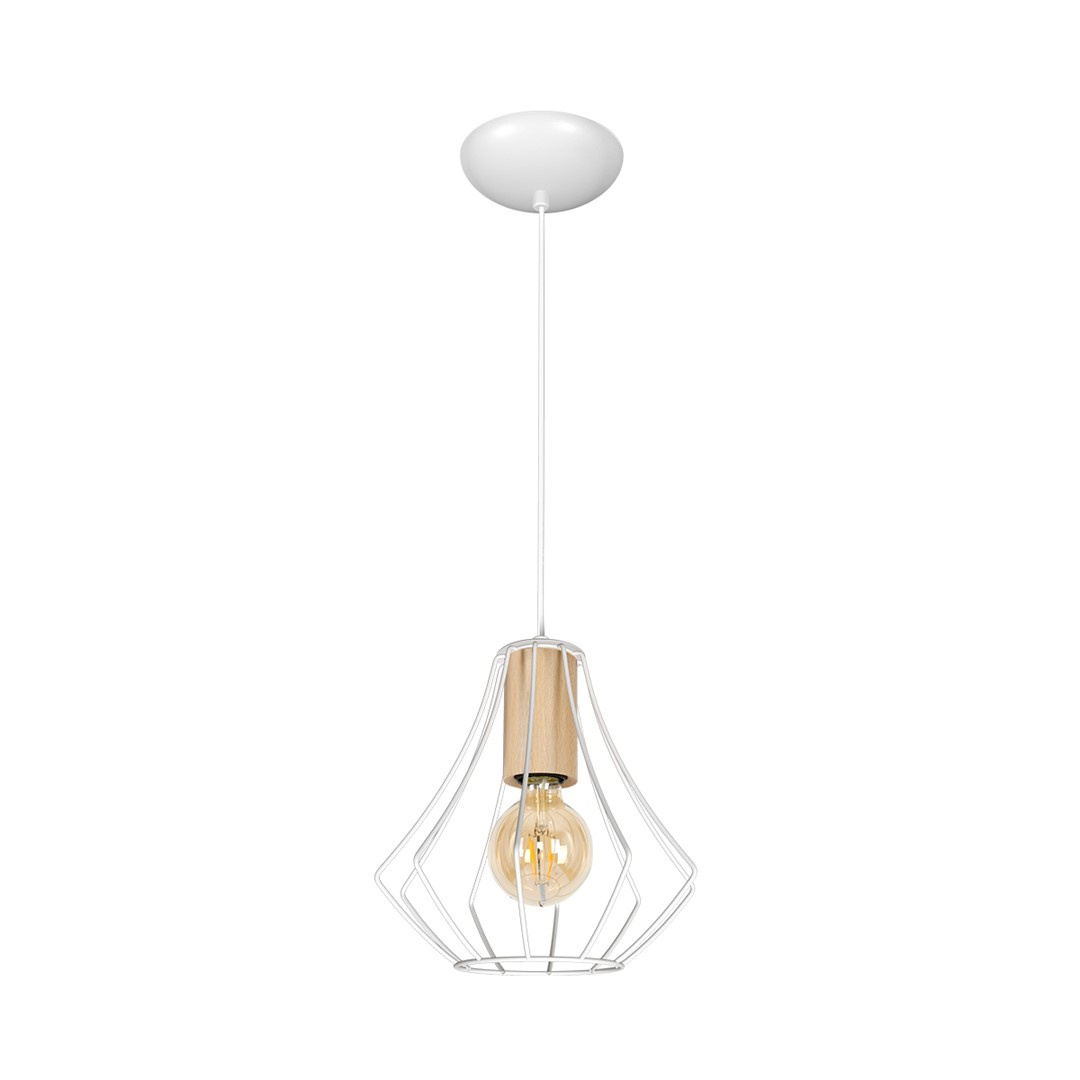 Lampa wiszca WILL WHITE 1xE27