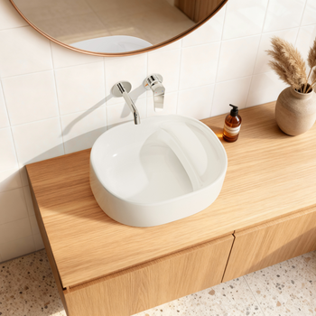 UMYWALKA NABLATOWA ELARA 46 CM INVEN TREND, PROSTOKĄTNA