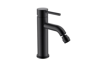 Besco BB-V-CZ bateria bidetowa Veo stojąca czarna, czarny matt