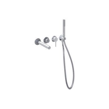 Pi Zestaw wannowo-prysznicowy podtynkowy, 2 funkcyjny, chrom