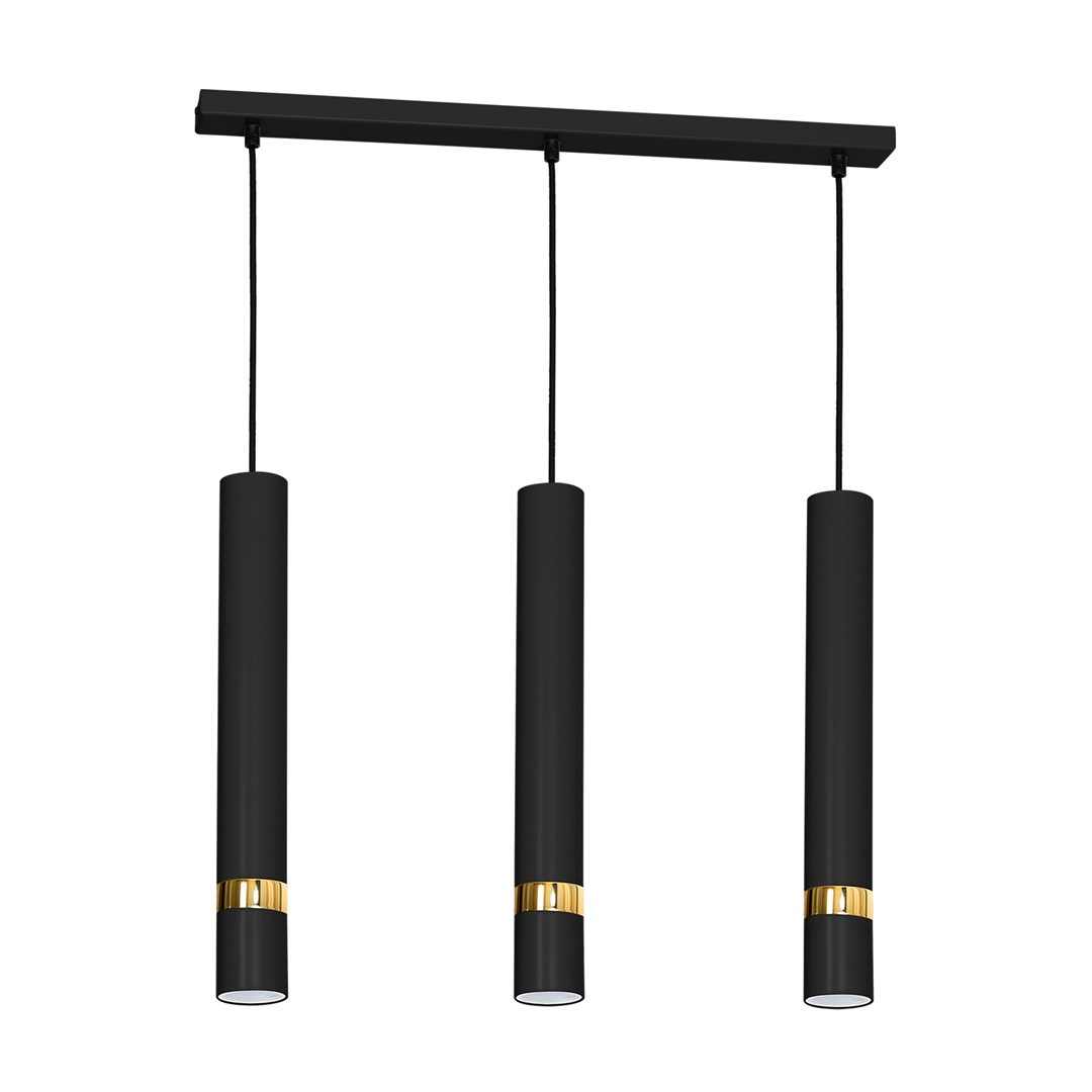 Lampa wiszca JOKER BLACK/GOLD 3xGU10