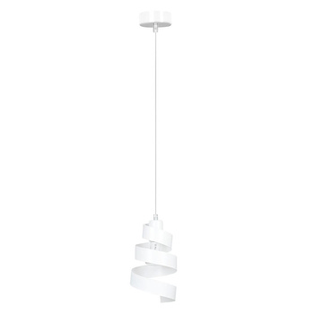 Najnowszy design lampa kręcona biały metalowa 60W 351/1 SAGA 1