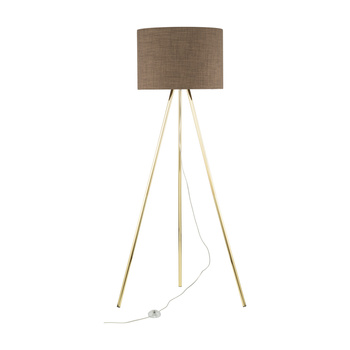 Lampa podłogowa abażur Umberto Brown Gold 16032 TK Lighting