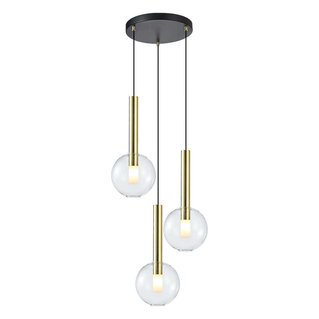 Lampa wiszca NIKO GOLD 3xG9