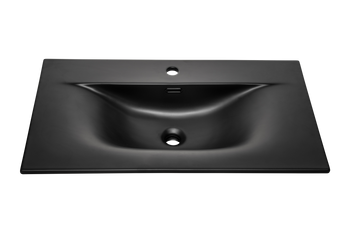 Umywalka meblowa jednokomorowa 80cm SKY 1 BLACK MATT 80 DP ( E-8099-80 )