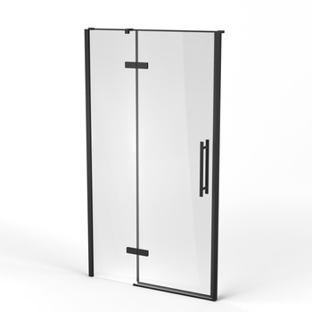 Ravak Drzwi prysznicowe uchylne Ravak Cool! COSD2 110 czarne/szkło transparentne X0VVDC300Z1
