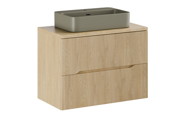 Zestaw mebli łazienkowych Nordic Cremona 80cm z blatem i umywalką nablatową Trust – set-nc b cremona 80cm un trust og