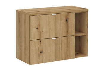 Zestaw mebli łazienkowych Nova Oak 80cm z blatem – SET-NOA B OAK 80CM S LR