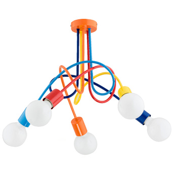 Żyrandol 5-punktowy TANGO 28265 KOLOROWY