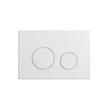 Nest przycisk spłukujący do stelaża podtynkowego WC Flaro Expert, biały połysk