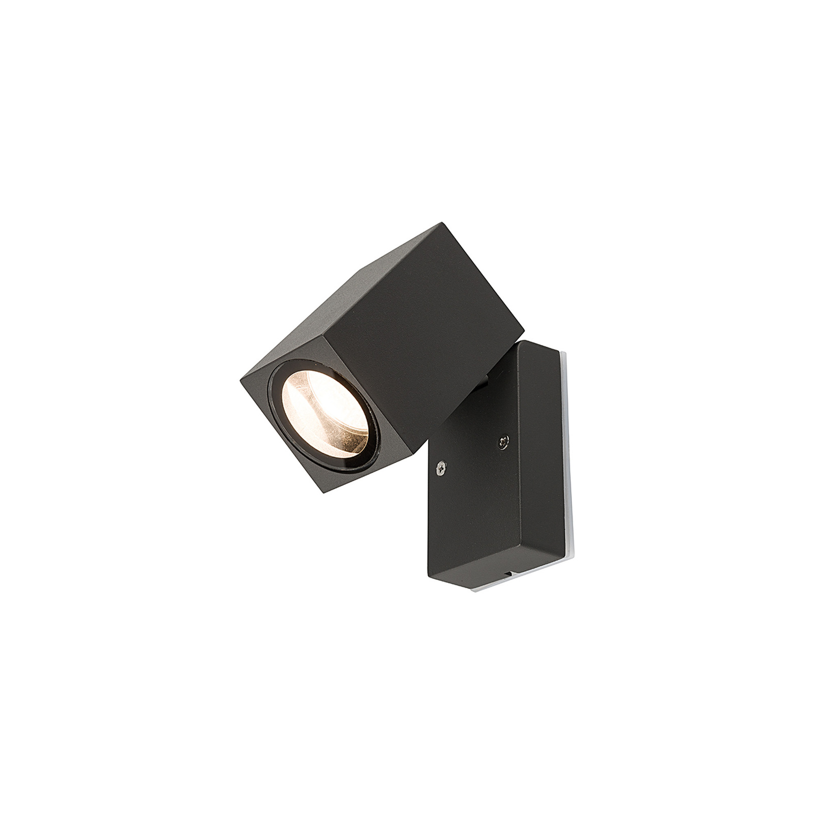 Nowoczesny kinkiet zewntrzny grafit GU10 LED 9551