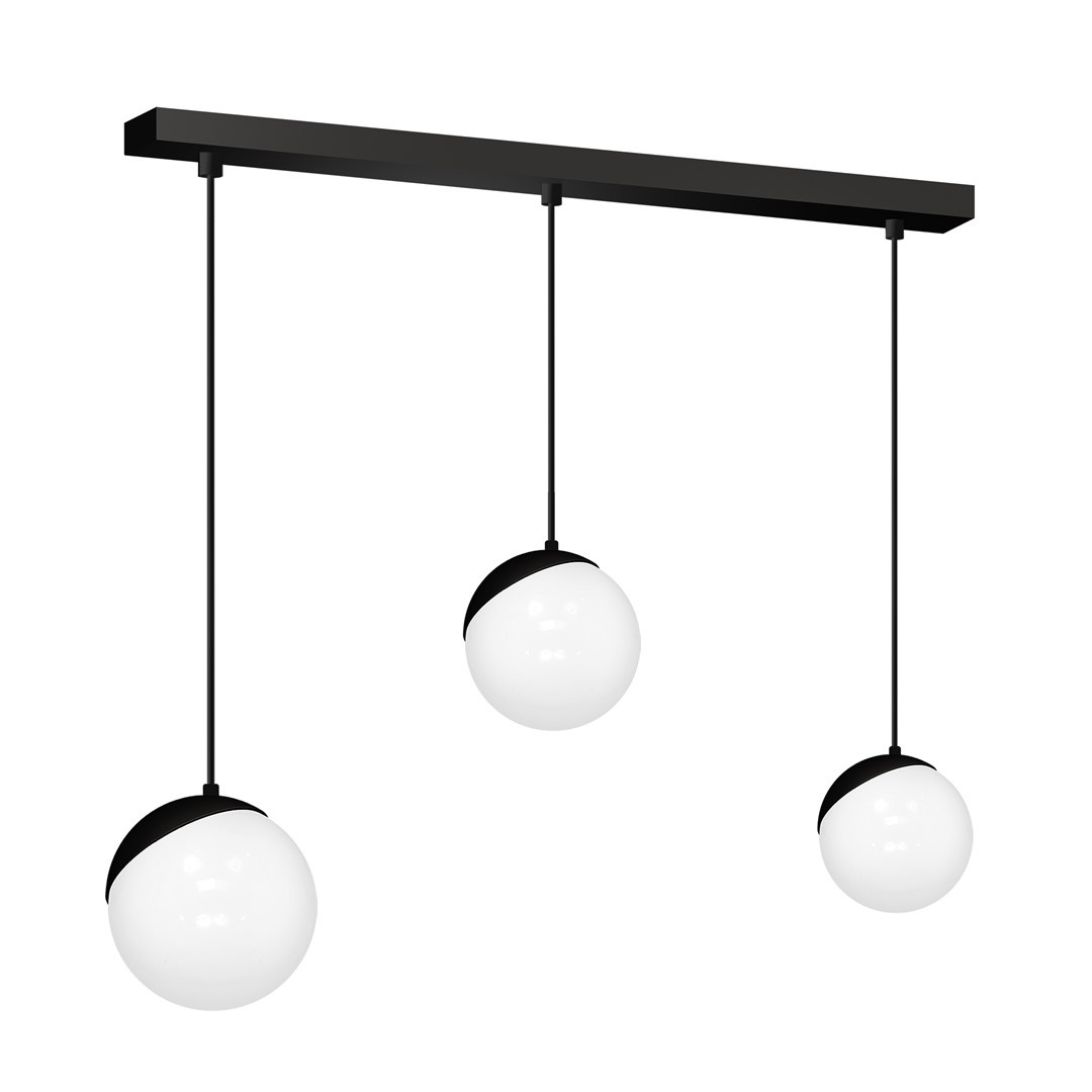 Lampa wiszca SFERA BLACK 3xE14