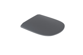 Luqa 48 D deska sedesowa wolnoopadająca, grafit mat