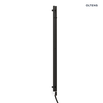 Oltens Stang S (e) 180x8 cm czarny mat 55123300 – grzejnik łazienkowy o nowoczesnej formie