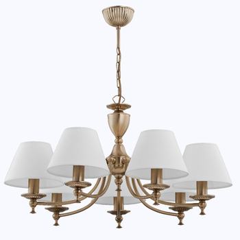 Stylizowana lampa sufitowa 7-punktowa SOFIA 18347 ZŁOTA