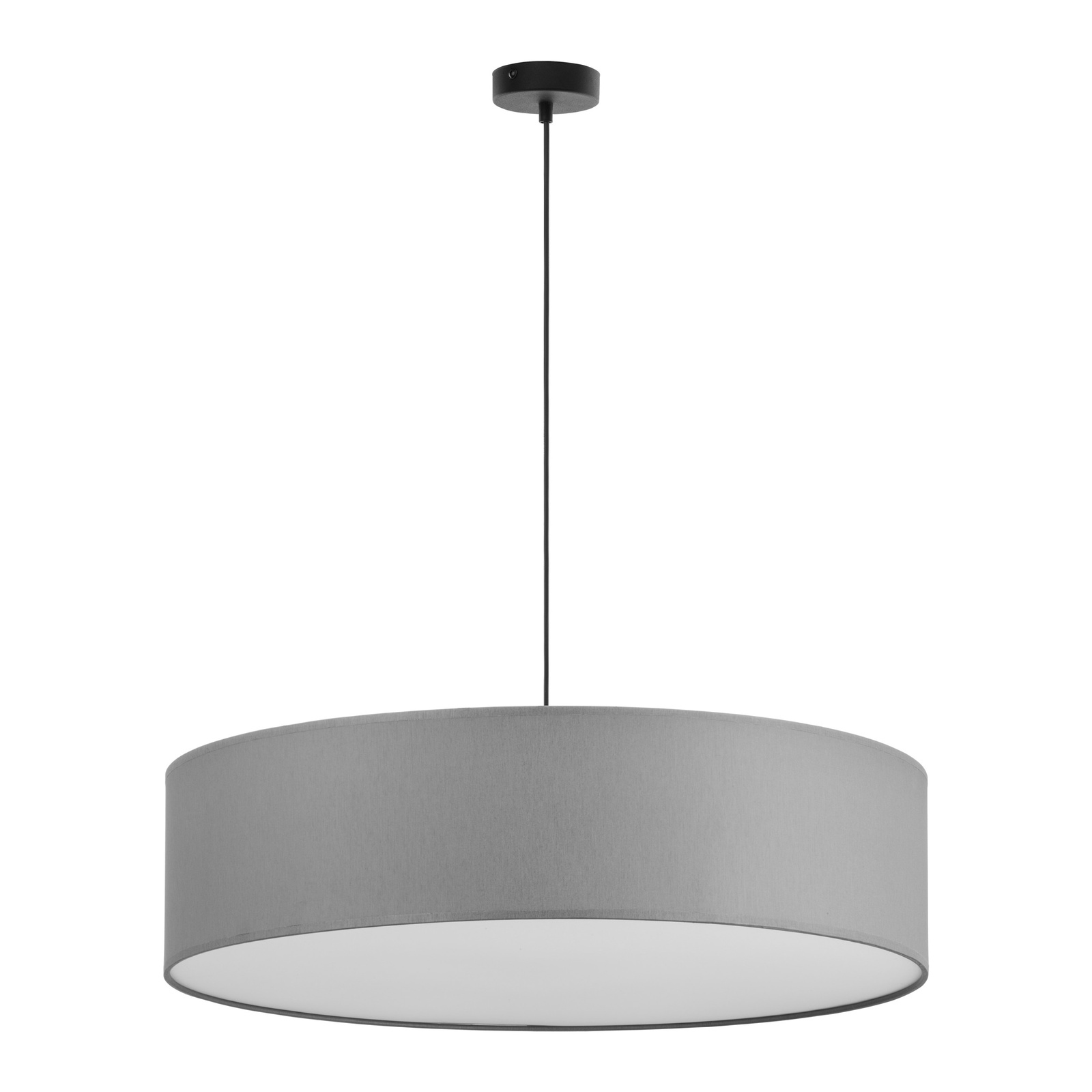 RONDO GRAFIT 4858 wiszca lampa z abaurem 60cm