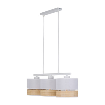 Lampa wisząca abażur Pagila New White Listwa 4776 TK Lighting