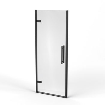 Ravak Drzwi prysznicowe uchylne Ravak COOL! COSD1 80 czarne/szkło transparentne X0VV40300Z1