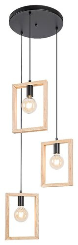 2293 Indigo Lampa wisząca IP20 czarny E27 3x MAX 40