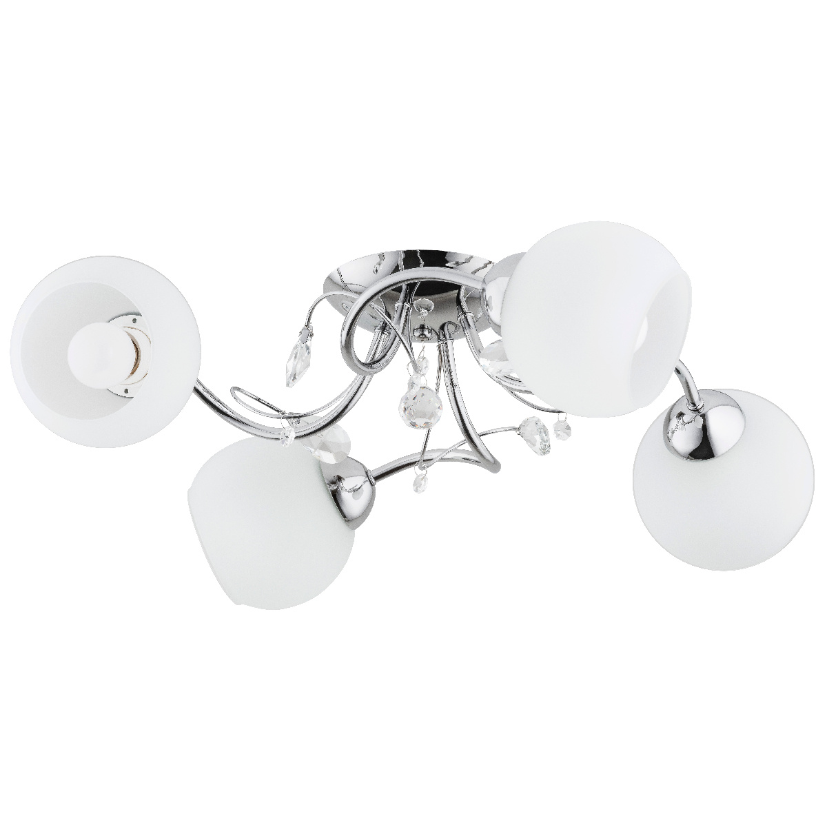 Subtelna lampa sufitowa LIVIA PRO 28524 z kloszami
