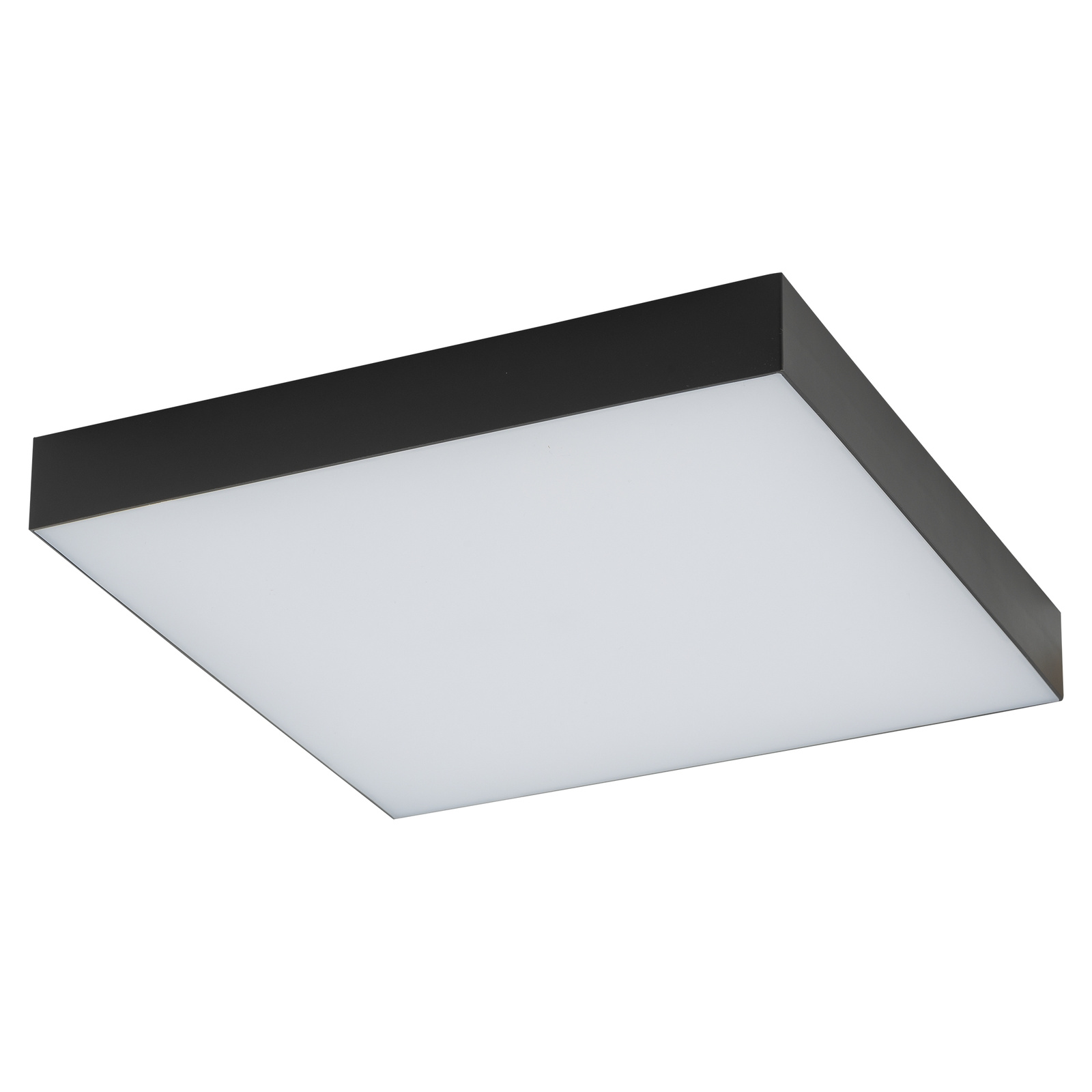 Czarny nowoczesny plafon LID SQUARE LED 50W 4000K Nowodvorski 10436