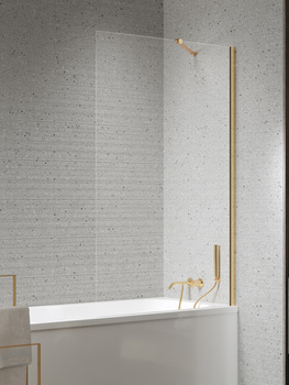 Parawan nawannowy 60x150 Złoty 8 mm – NESTA GOLD BRUSHED P-0210 z powłoką Active Shield 2.0 | Szczotkowanie