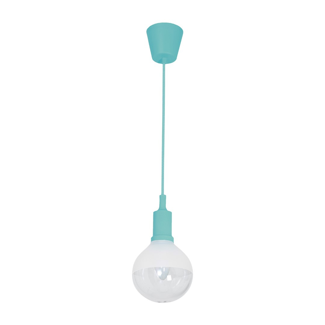 LAMPA WISZCA BUBBLE TURQUOISE 5W E14 LED