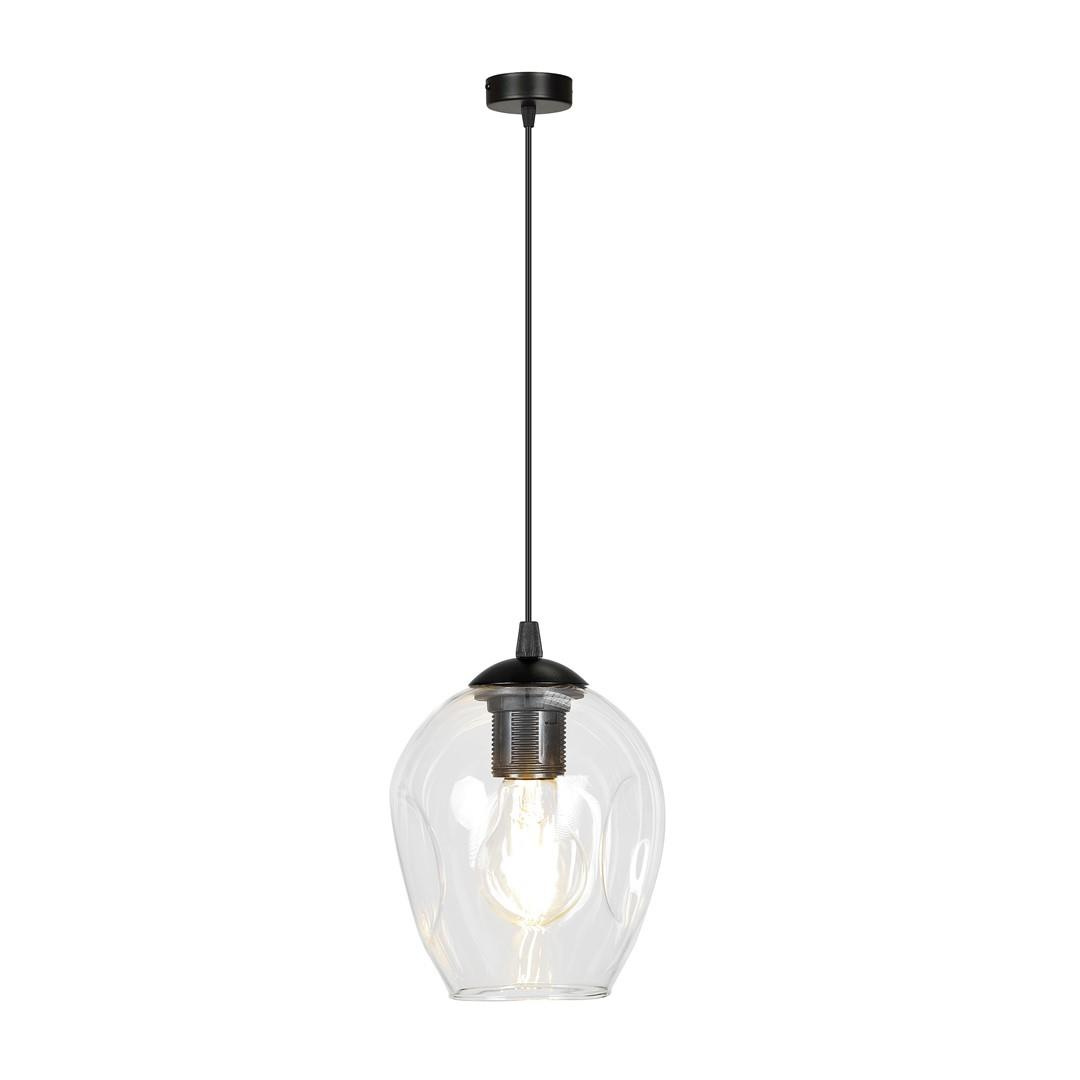 Stylowa lampa wiszca transparentny szklany klosz 60W 679/1 ISTAR 1