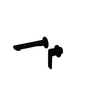 Bateria umywalkowa podtynkowa Spark Matt Black