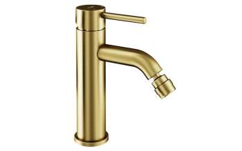 Besco BB-V-ZS bateria bidetowa Veo stojąca złoty szczotkowany, złoto szczotkowane