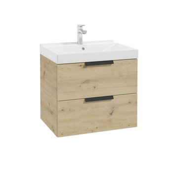 Szafka pod umywalkę Defra Faro D60 wisząca 60x40x50 cm Dąb 001-D-06044