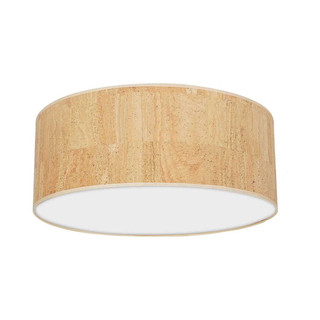 Lampa sufitowa CORK White/Cork 3xE27 50cm